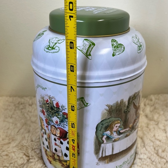 English Breakfast Tea Alice in Wonderland 240 Teabag Canister **Empty Canister** - Picture 7 of 8